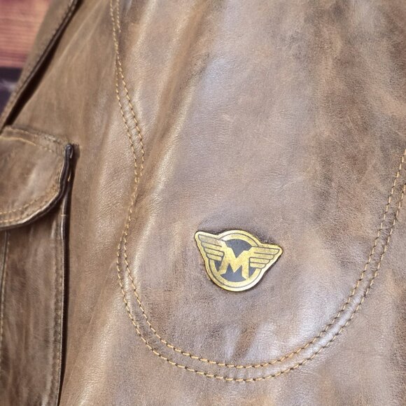 MATCHLESS Fulham Explorer-style Leather Jacket. Men's SM - Picture 7 of 16